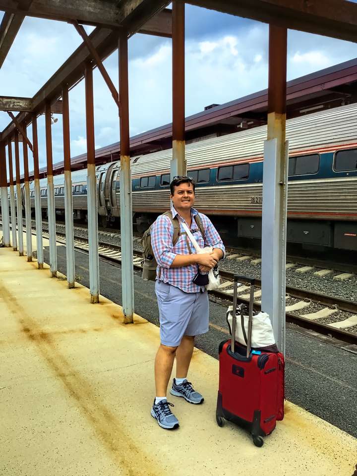 at the Amtrak Station in Springfield, MA