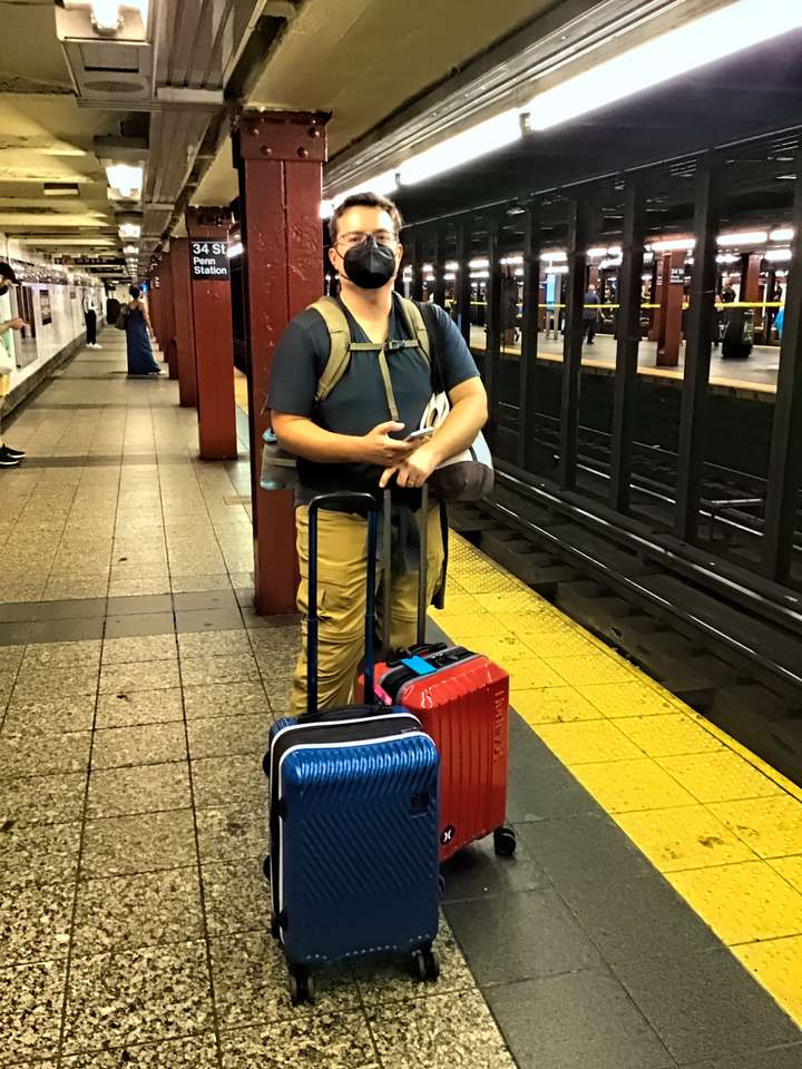 at Penn Station, New York City