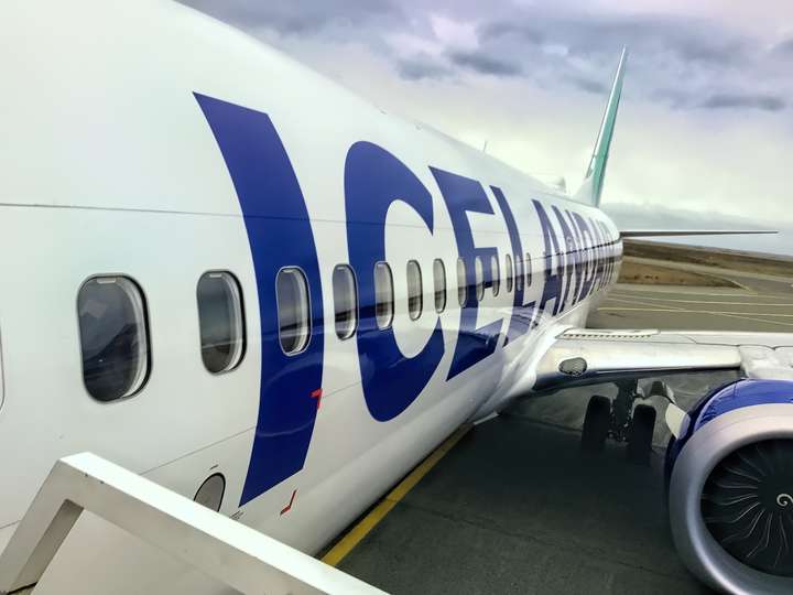 Boarding IcelandAir flight in 2024