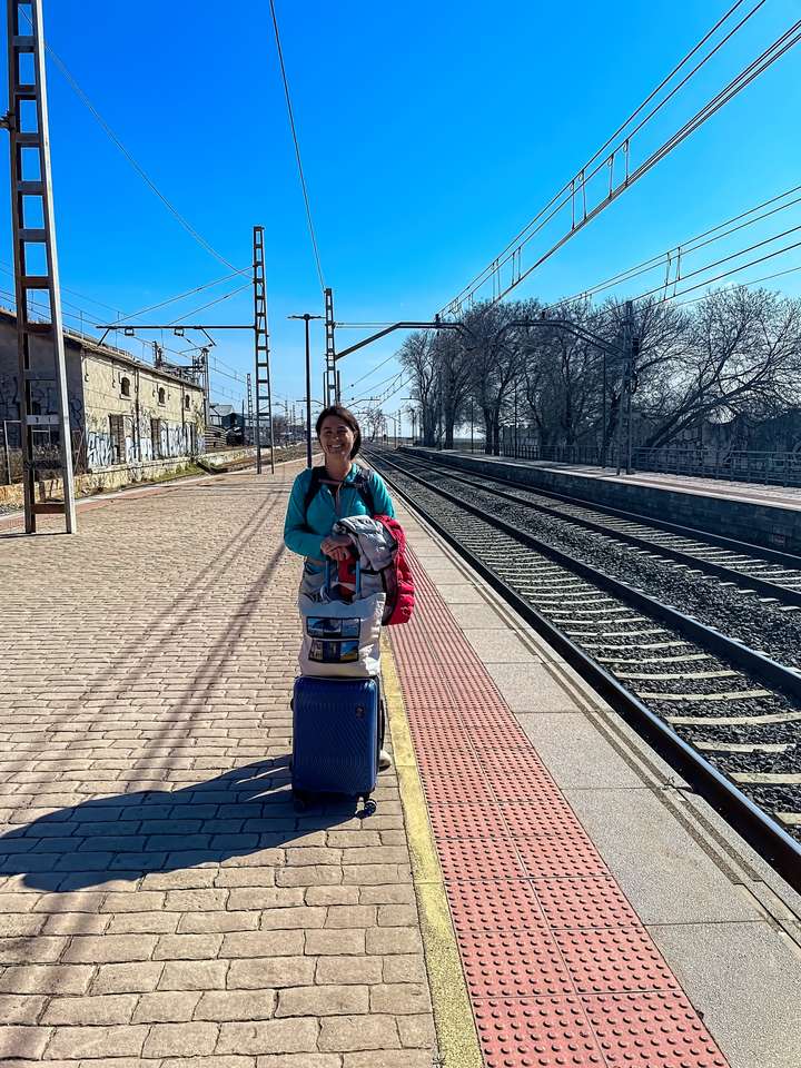 Leaving Campo de Criptana, Spain