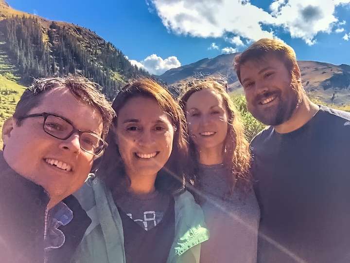 with Carla and Nick in Ouray, CO
