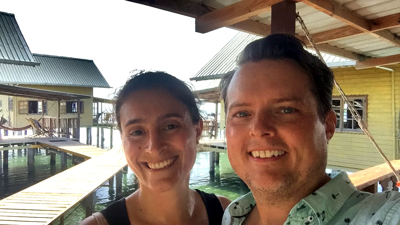 Maria and Neil at Koko Acqua Lodge