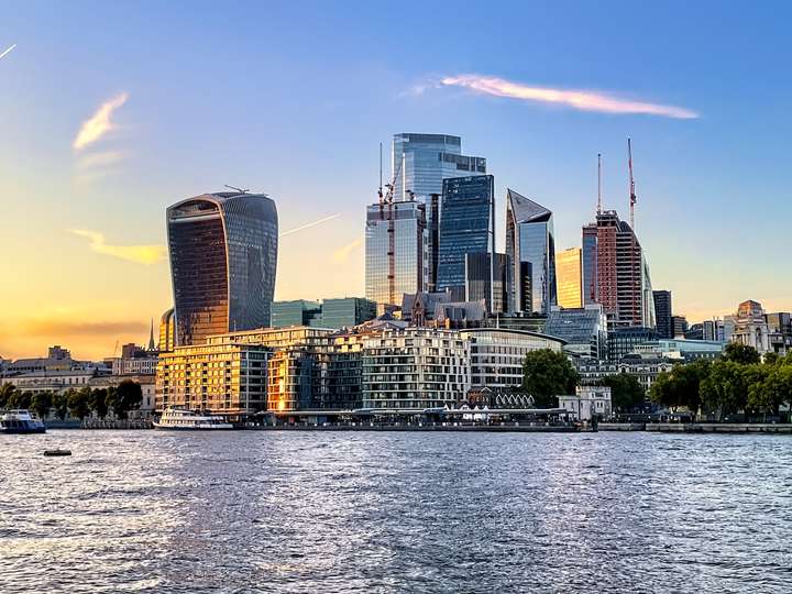 City of London at Sunset