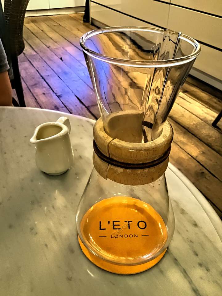 Fancy Coffee Maker at L'eto