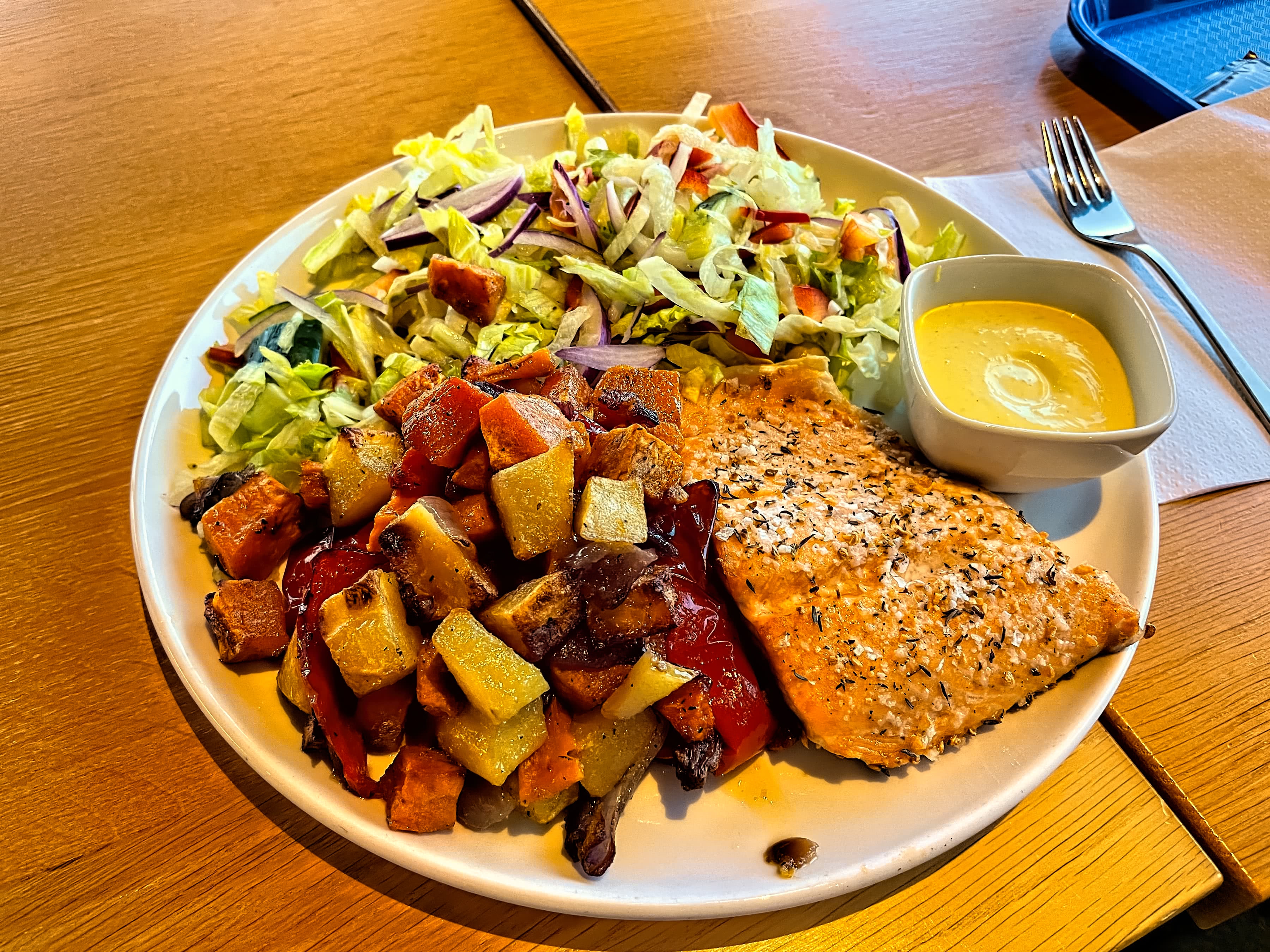 So Much Food at the Gullfoss Restaurant