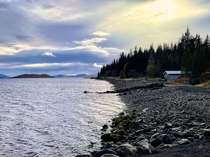 Arctic Lakefront Cabin