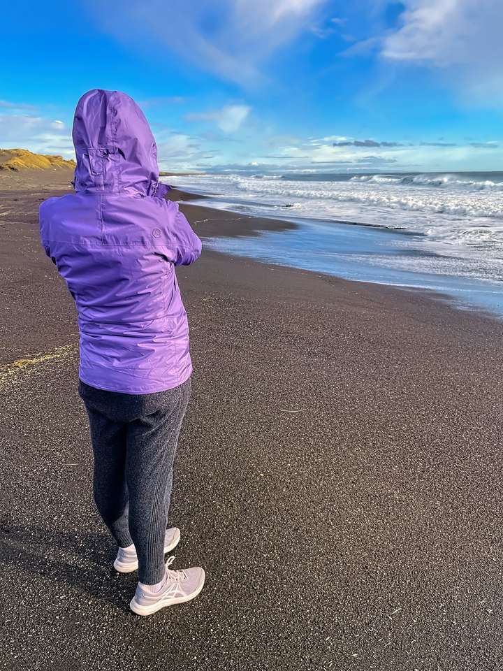 Maria Taking One of the 1000 Iceland Photos