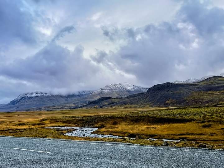 Snow Covered Mountains on Day 1