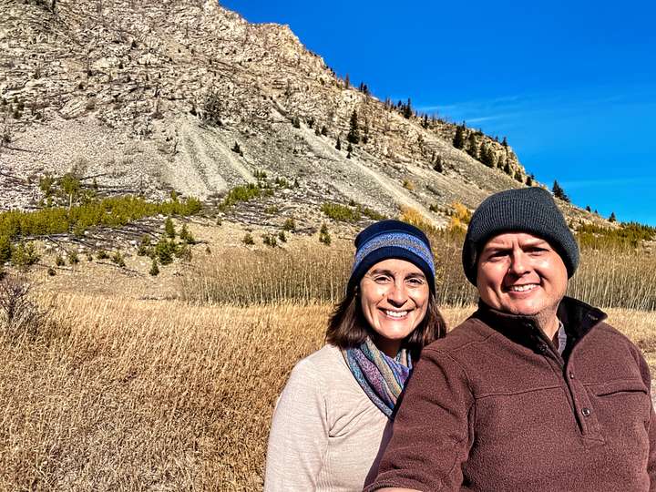 Maria and Neil exploring Beartooth Byway
