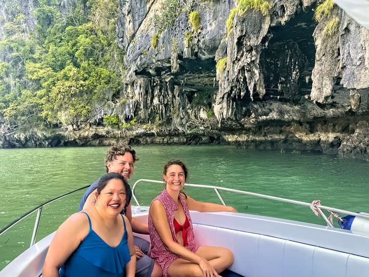 Moved to the Front of the Boat for Some Photos