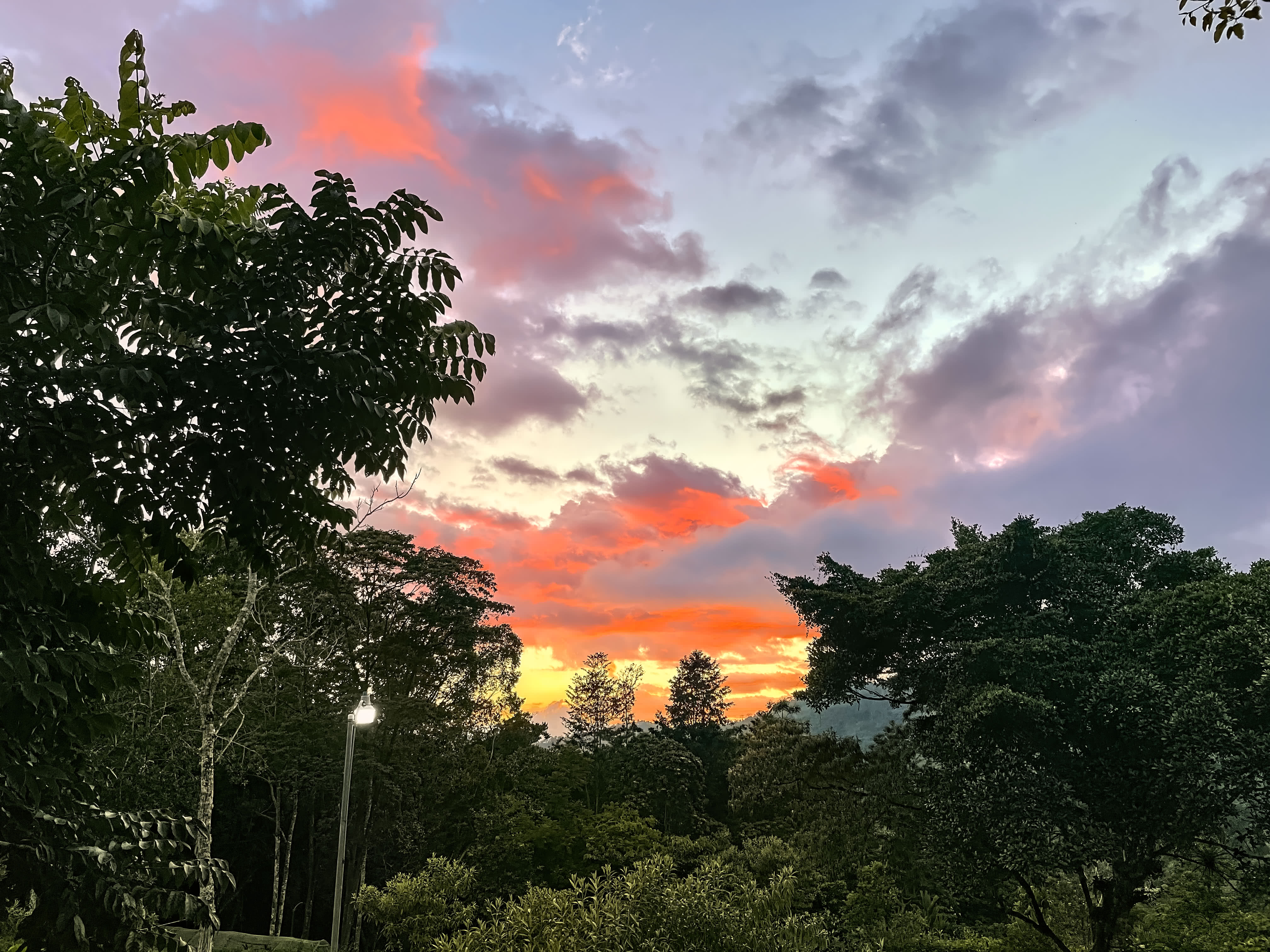 Sunset in Quebradas, CR