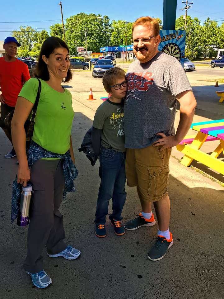 Maria with Cousin Phil and His Son